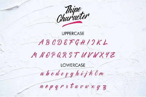 Thipe Script font