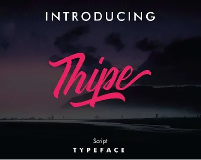 Thipe Script font