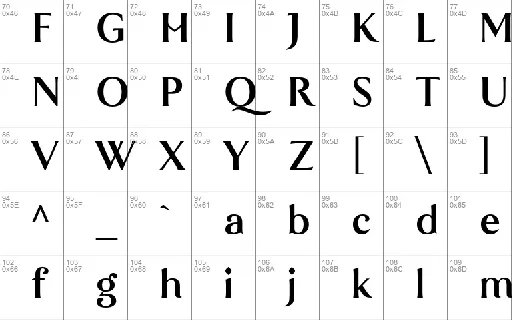 Histograph font