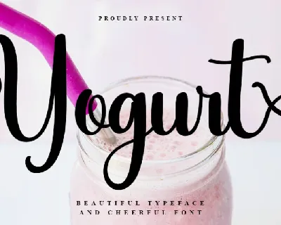 Yogurt font