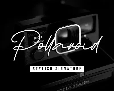 Pollaroid font