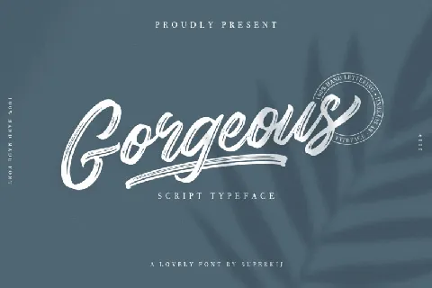 Gorgeous – Script Typeface font