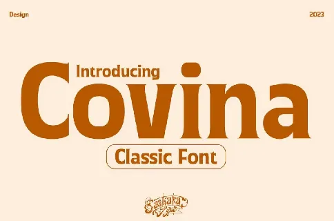 Covina font