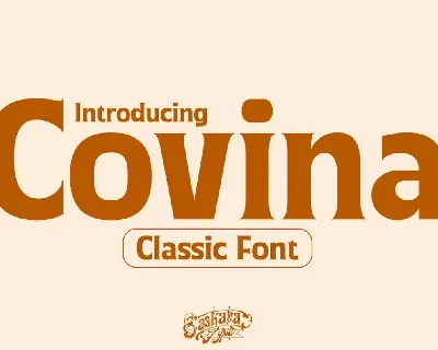 Covina font