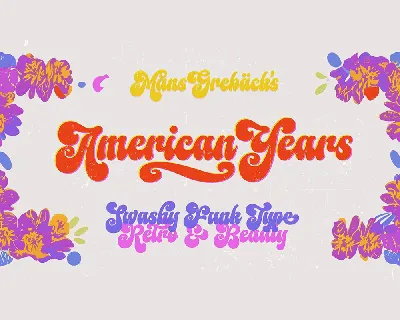 American Years font