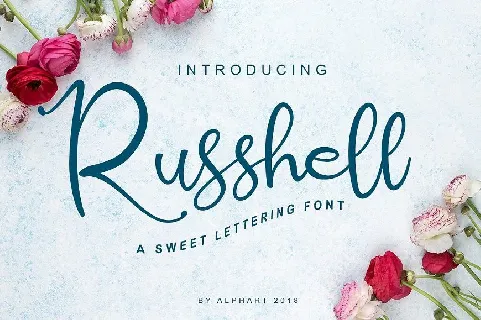 Russhell font