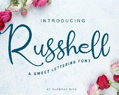 Russhell font