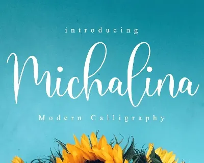 Michalina font