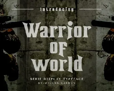 Warrior of World Demo font