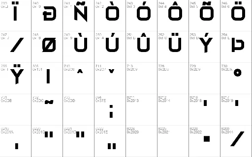 Skygraze font