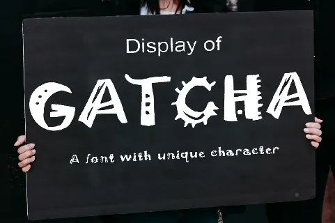 Gatcha Word font