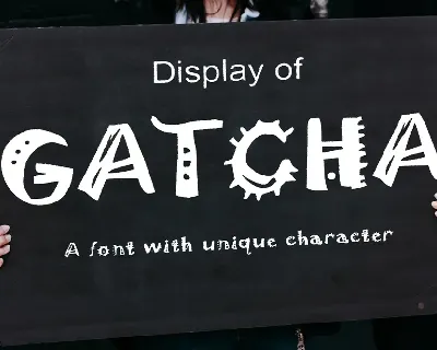 Gatcha Word font
