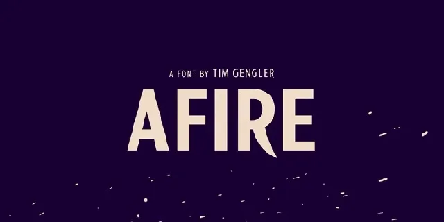 Afire Family font