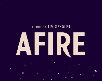 Afire Family font