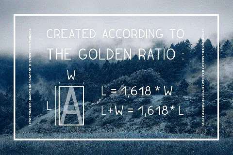 Golden Ratio Typeface font