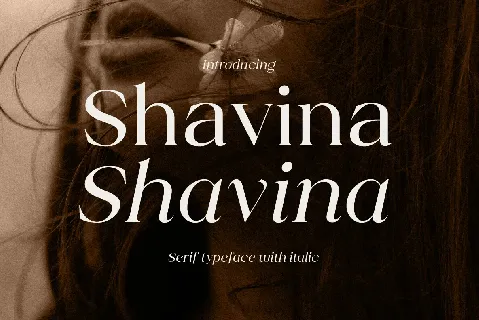 Shavina font