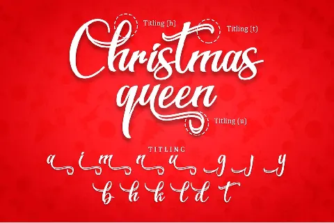 Christmas Queen - Personal Use font