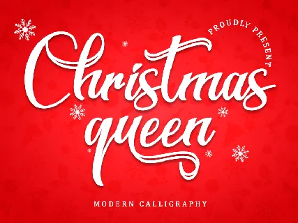 Christmas Queen - Personal Use font