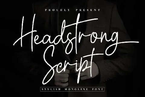 Headstrong font