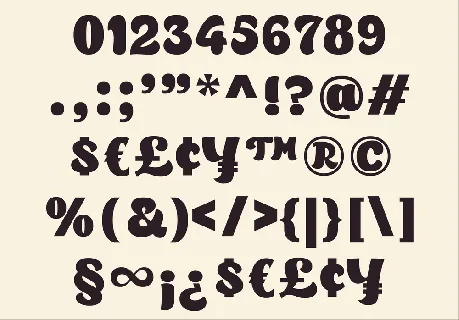 Well Cake font