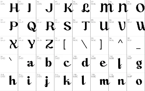 Langlock font