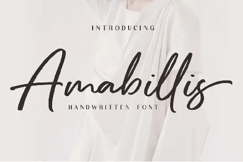 Amabillis font