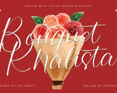 Boquet Khalista font