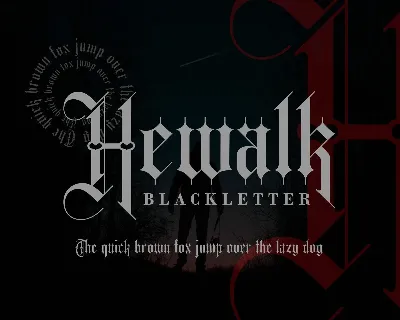 Hewalk font