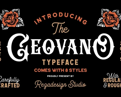 Geovano font