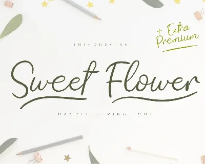 Sweet Flower font