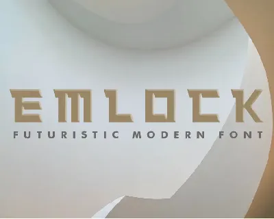 Emlock (Demo) font