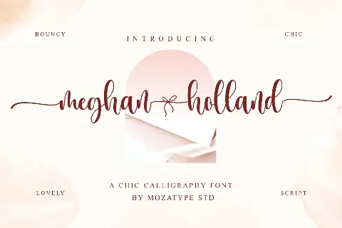 meghan holland font