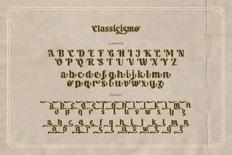 Classicismo font