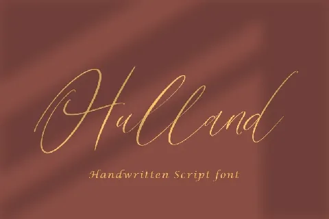 Hulland font