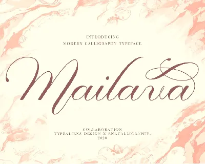 Mailava font