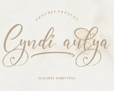 Cyndi Aulya font