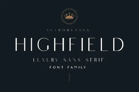 Highfield font
