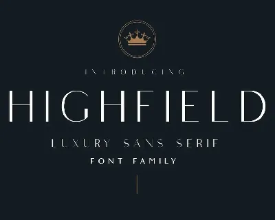 Highfield font