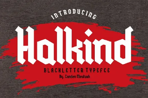 Halkind font