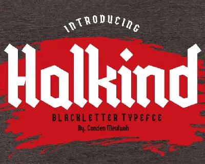 Halkind font