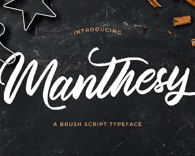 Manthesy font