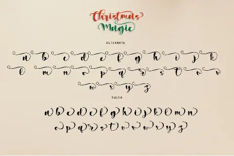 Christmas Magic font