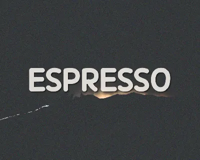 Espresso font