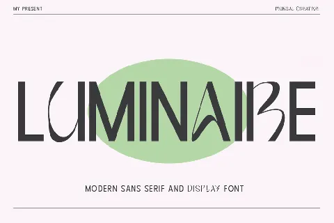 Luminaire font