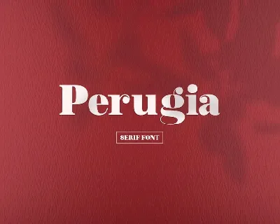 Perugia font