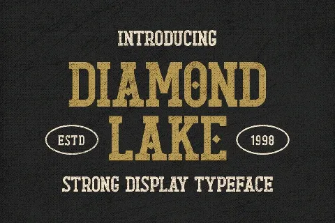 Diamond Lake font