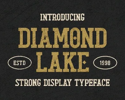 Diamond Lake font