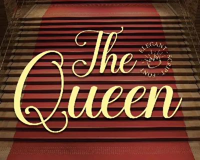 The Queen font