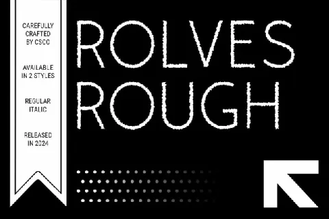 Rolves Rough font