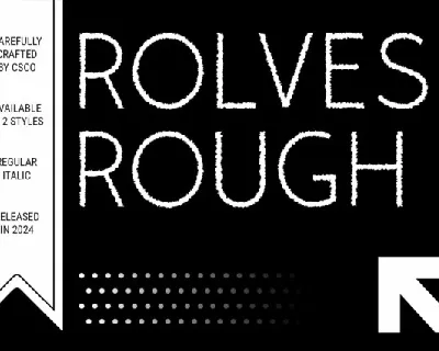 Rolves Rough font